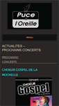 Mobile Screenshot of lapucealoreille.net